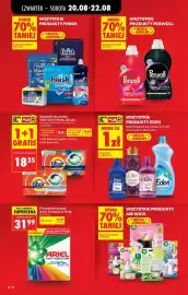 Biedronka gazetka tydzień 34 Strona 14: Kapsułki do prania Vizir All in 1 Pods €18,35, Produkty Eden €1,00