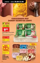 Biedronka gazetka tydzień 34 Strona 16: Lody familijne Zielona Budka €9,99