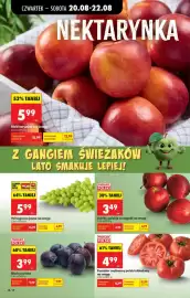 Biedronka gazetka tydzień 34 Strona 18: Jabłko polskie Jonagold €3,49, Śliwka polska €3,99