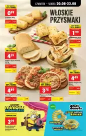 Biedronka gazetka tydzień 34 Strona 27: Donut Minionki €3,19, Flauto margherita €4,49