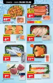 Biedronka gazetka tydzień 34 Strona 30: Filet bez skóry z karmazyna Marinero €5,49, Świeża dorada patroszona Marinero €5,49