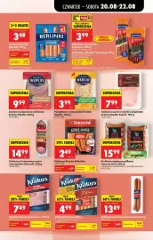 Biedronka gazetka tydzień 34 Strona 47: Kiełbasa wędzona grillowa €15,99, Kiełbasa Brocka Sokołów €2,49