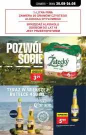 Biedronka gazetka tydzień 34 Strona 55: Piwo Corona Extra €5,99, Piwo Žatecký Světlý Ležák €3,29