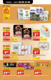 Biedronka gazetka tydzień 34 Strona 62: Karma dla psa Pedigree €49,99, Karma dla kota Whiskas €49,99
