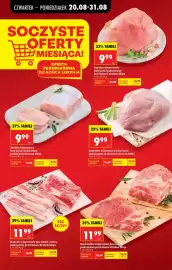 Biedronka gazetka tydzień 34 Strona 76: Schab wieprzowy bez kości pakowany próżniowo Kraina Mięs €9,99
