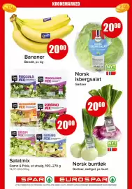 Spar kundeavis Side 3: Bendit Bananer €20,00, Gartner buntløk €20,00