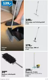 Biltema kundeavis Side 10: Spraymopp €179,00, Gulvmopp med teleskopskaft €149,00