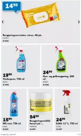 Biltema kundeavis Side 3: Vinduspuss €19,90, Hilti Rengjøringsmiddel basert på ... €54,90