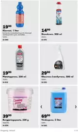 Biltema kundeavis Side 4: Balticma Platetopprens €19,90, Glassrens komfyrrens €29,90