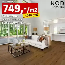 Bauhaus kundeavis Side 5: NQD FLOORS Parkettgulv Oak Winchester €749,00