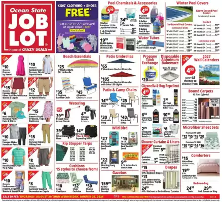 Ocean State Job Lot (valid until 26-08)