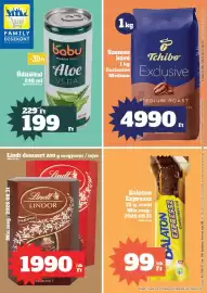 Family Diszkont akciós újság hét 34 Oldal 1: Tchibo exclusive €4.990,00, Balaton expressz €99,00