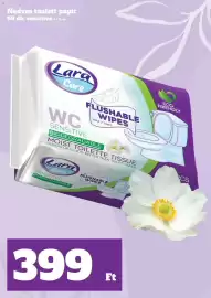 Family Diszkont akciós újság hét 34 Oldal 30: Lara Care wc sensitive flushable wipes €399,00
