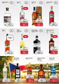 TRAVEL FREE leták Strana 3: Campari Bitter €399,64, Božkov Originál €296,44