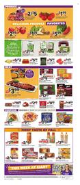 Giant Food weekly ad week 34 Page 6: Extra Jumbo Cooked Cocktail Shrimp €9,99, Fall Donuts €8,00