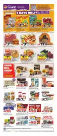 Giant Food weekly ad week 34 Page 1: Frito-Lay Ruffles, Doritos or Popcorners