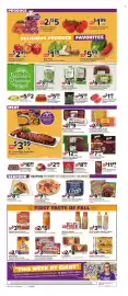 Giant Food weekly ad week 34 Page 6: Extra Jumbo Cooked Cocktail Shrimp €9,99, Fall Donuts €8,00