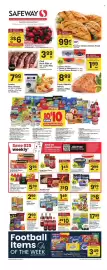 Safeway weekly ad week 34 Page 1: Prego Pasta Sauce €1,49, Lipton Pure Leaf Tea / Iced Tea / Gatorade Sports Drink €5,99