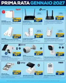Volantino Euronics Bruno Pagina 10: Tapo TC60 Home Security Wifi Camera €19,99, Fritz!Box 5690 Pro €349,99