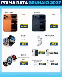 Volantino Euronics Bruno Pagina 12: IPhone 17 Pro Max €1.299,00, IPhone 17 Pro €1.169,00