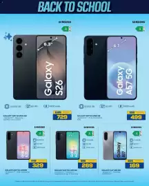 Volantino Euronics Bruno Pagina 13: Samsung Galaxy A27 5G €269,00, Samsung Galaxy A57 5G €499,00