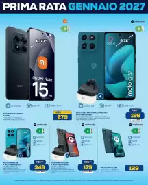 Volantino Euronics Bruno Pagina 14: Motorola Moto G87 Blue + MotoBuds2 Blk €349,00, Motorola G15 Power + MotoBuds 2 €179,00