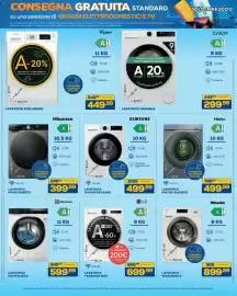 Volantino Euronics Bruno Pagina 34: Lavatrice Hisense €399,99, Lavatrice Haier €499,99