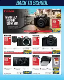 Volantino Euronics Bruno Pagina 46: Canon EOS R50 €819,99, Canon EOS R8 €1.799,99