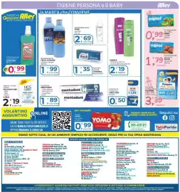Volantino Alter Discount Pagina 12: Pannolini o Mutandino Pampers Sole e Luna €3,39, Assorbente anatomico Lines Lady €0,50