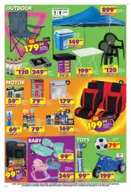 Shoprite catalogue Page 2: GOLD SUN BLACK MIDBACK PLASTIC OUTDOOR CHAIR €120,00