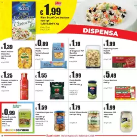 Volantino Sì con te Superstore Pagina 16: Pasta all'uovo Camerino €1,39, Carne Montana €5,49