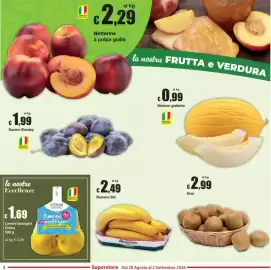 Volantino Sì con te Superstore Pagina 2: Limoni biologici Citrus €1,69, Nettarine a polpa gialla €2,29