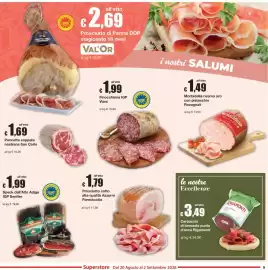 Volantino Sì con te Superstore Pagina 9: Carpaccio di bresaola punta d'anca Rigamonti €3,49