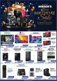 Hirsch's catalogue Page 1: LG QNED AI QNED82 4K Smart TV €12.999,99, SAMSUNG 4K Micro RGB Vision AI Smart TV €39.999,99