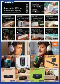 Hirsch's catalogue Page 13: Sonos Era 100 SL €3.999,00, JBL 130 Partybox Speaker €6.799,00
