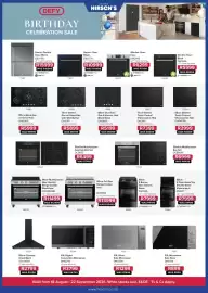 Hirsch's catalogue Page 17: 30L Silver Solo Microwave DMO390 €1.299,00, 90cm Chimney Hood Black €2.799,00