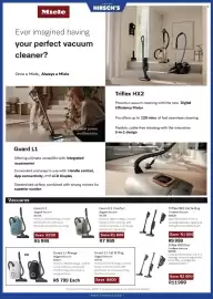 Hirsch's catalogue Page 29: Guard L1 Bagged Vacuum €5.999,00, Triflex HX2 Cat & Dog Cordless Vacuum €9.999,00