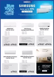 Hirsch's catalogue Page 43: AR70 Windfree Premium Inverter Aircon €21.999,00, AR3000 Non Inverter Aircon €6.999,00
