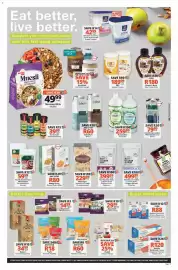 Checkers catalogue Page 13: Rawbiotics Probiotic €259,99, Happy Earth People Pasta €80,00