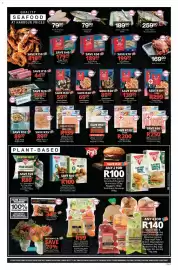 Checkers catalogue Page 3: UMoJa Medium Prawn Meat €89,99, UMoja Large Prawn Meat €200,00