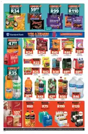 Checkers catalogue Page 8: Doritos Corn Chips €40,00, Cadbury Dairy Milk Chocolate Slab €99,00