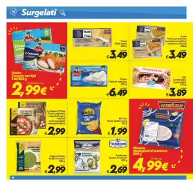 Volantino Iper Super Conveniente Pagina 16: Marazur Medaglioni di merluzzo €4,99, Findus Filetti di merluzzo €6,49