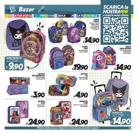 Volantino Iper Super Conveniente Pagina 25: Astucci 3D €4,90, Zaino 3 zip €19,90