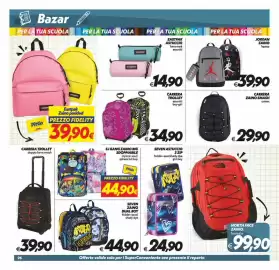 Volantino Iper Super Conveniente Pagina 26: SJ Gang zaino big €44,90, Carrera trolley €34,90