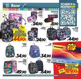 Volantino Iper Super Conveniente Pagina 27: Seven bustine assortite/round plus i schoolpack €8,90, Appack astuccio €24,90
