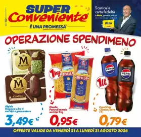 Volantino Iper Super Conveniente Pagina 29: Algida Magnum €3,49, Divella Pasta di semola €0,95