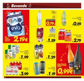 Volantino Iper Super Conveniente Pagina 4: Sanpellegrino Bibite vari tipi €0,99, Santal Succhi di frutta €1,29
