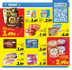 Volantino Iper Super Conveniente Pagina 45: Oreo Sandwich panna €3,69, Bay Ice Gelato €3,89