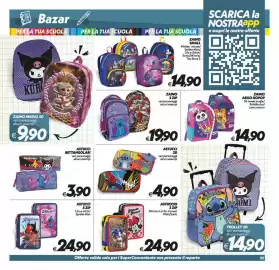 Volantino Iper Super Conveniente Pagina 53: Astucci 3D €4,90, Zaino 3 zip €19,90