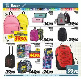 Volantino Iper Super Conveniente Pagina 54: SJ Gang Zaino Big €44,90, Carrera trolley €34,90